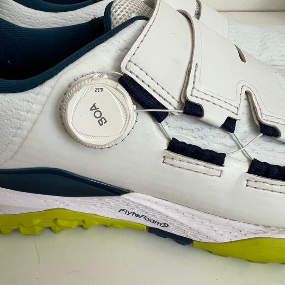 Asics Gel Kayano Ace Golf Shoe BOA White Blue Green Size Men 8.5 main image 4